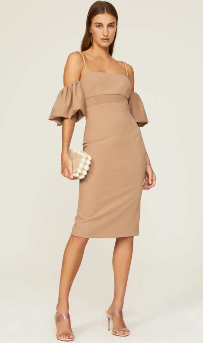 Black Halo Leona Sheath Dress Size 4